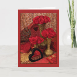 Grensoverschrijdende rozen I Feestdagen Kaart