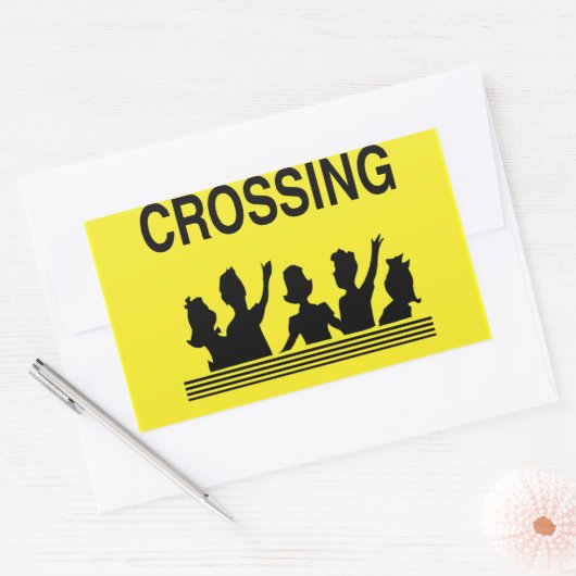 Grensoverschrijdende Sticker (Envelop)