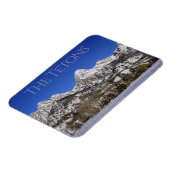 Grensoverschrijdende winter in het nationale park  magneet (Linkerzijde)