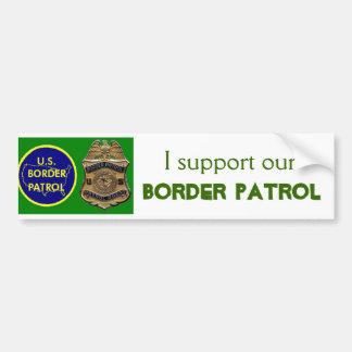 grenspatrouille bumpersticker