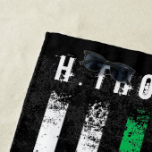 grenspatrouille | Park Ranger | Dunne groene lijnv Strandlaken (In situ)