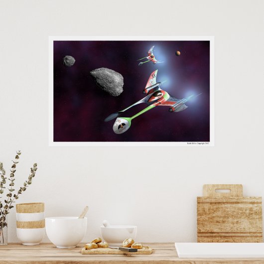 grenspatrouille poster (Keuken)