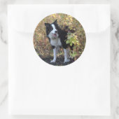 grenspolitie ronde sticker (Tas)