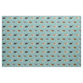 grenspolitiehond blauw stof (Fat Quarter)
