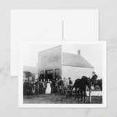 grensstad Saloon Briefkaart (Voorkant / Achterkant)