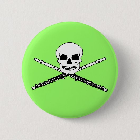 Grensstroom met Button van de schedel (Voorkant)