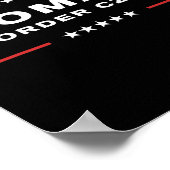 Grenstsaar Tom Homan Trump kiest President voor st Poster (Hoek)