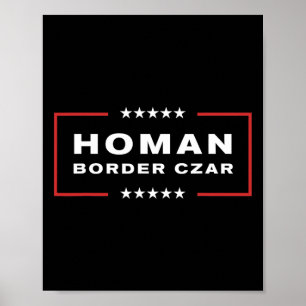Grenstsaar Tom Homan Trump kiest President voor st Poster