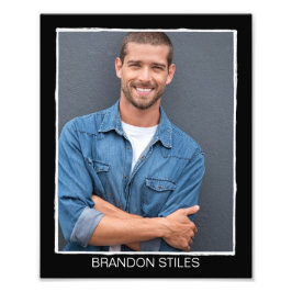 Grensverleggende Retro Acteur Acting Headshot - 8x Foto Afdruk
