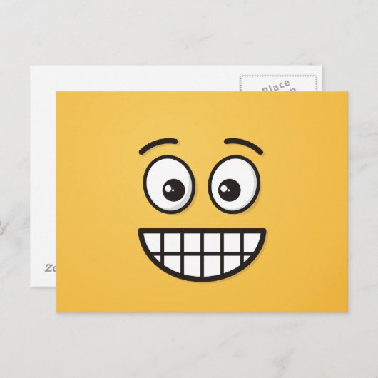 Grensvlak met open ogen briefkaart (Voorkant / Achterkant)