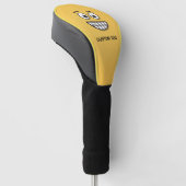 Grensvlak met open ogen golfheadcover (Schuin)