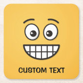 Grensvlak met open ogen kartonnen onderzetters (Voorkant)