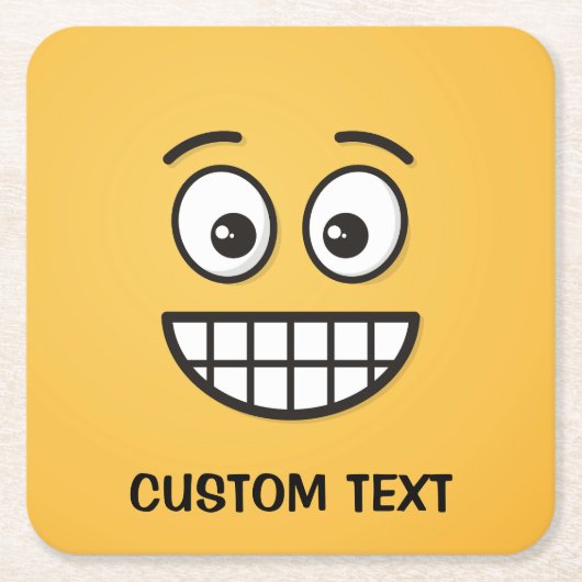 Grensvlak met open ogen kartonnen onderzetters (Voorkant)