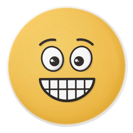 Grensvlak met open ogen keramische knop (Voorkant)