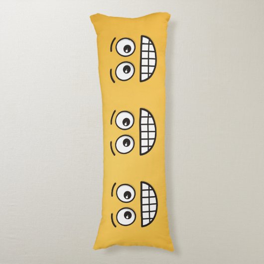 Grensvlak met open ogen lichaamskussen (Voorkant Verticaal)