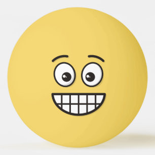 Grensvlak met open ogen pingpongbal