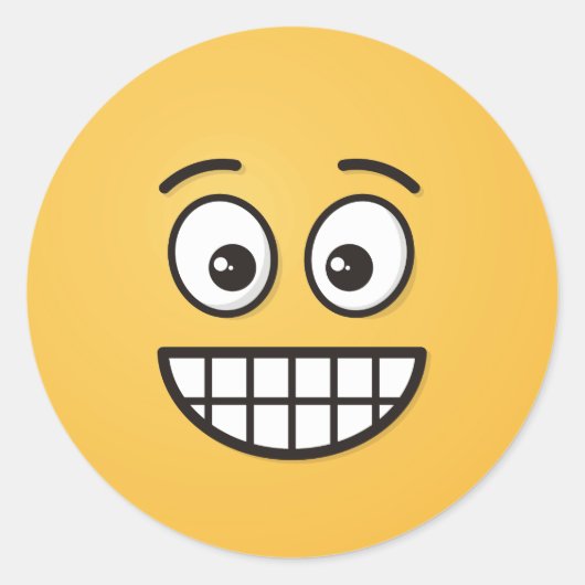 Grensvlak met open ogen ronde sticker (Voorkant)