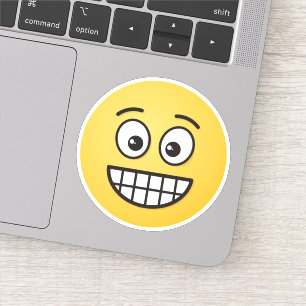 Grensvlak met open ogen sticker