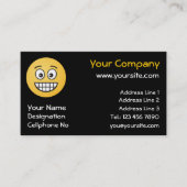 Grensvlak met open ogen visitekaartje (Voorkant)