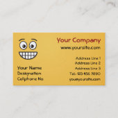 Grensvlak met open ogen visitekaartje (Voorkant)