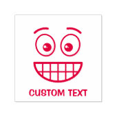 Grensvlak met open ogen  zelfinktende stempel (Design)