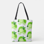 Grenswaarden | limoen plakken | patroon van zonnig tote bag (Achterkant)