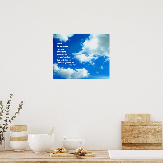 Grenswaarden Poster (Keuken)