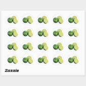 Grenswaarden Ronde Sticker (Vel)
