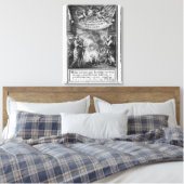 Grenswaardes van de index "librorum" canvas afdruk (Insitu (Slaapkamer))