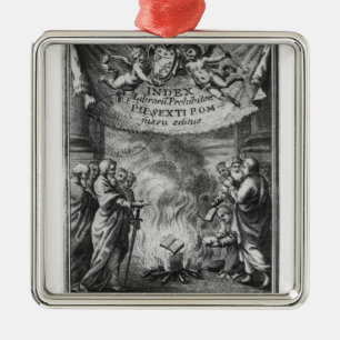 Grenswaardes van de index "librorum Prohibitorum" Metalen Ornament