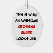 grenswacht, geweldige keramisch ornament (Rechts)