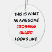 grenswacht, geweldige keramisch ornament (Links)