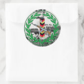 Grenswachters Groentruppen Ronde Sticker (Tas)