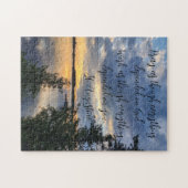 Grenswater Zonsondergang Legpuzzel (Horizontaal)