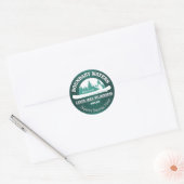 Grenswateren Kanoe Trail Wilderness Ronde Sticker (Envelop)
