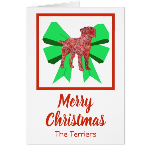 Grenswerper met kerstmis en groene bus (Voorkant)