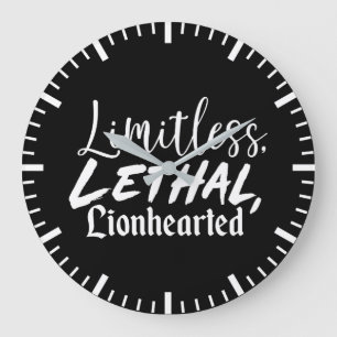 Grenzeloos - Gym, Hustle, Succes Motivatie Grote Klok