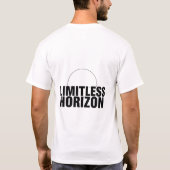 Grenzeloos Horizon Sunset T-shirt (Achterkant)