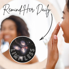 Grenzeloos Inspirerend Rond Raamsticker