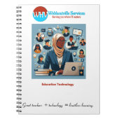 "Grenzeloos leren: geweldige docenten en technisch Notitieboek (Voorkant)