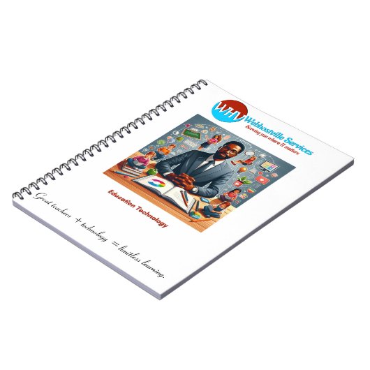 "Grenzeloos leren: geweldige docenten en technisch Notitieboek (Linkerzijde)