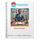 "Grenzeloos leren: geweldige docenten en technisch Notitieboek (Voorkant)