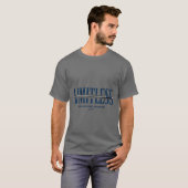 "Grenzeloos" Motiverend Heren T-Shirt (Voorkant volledig)