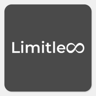 Grenzeloos Vierkante Sticker