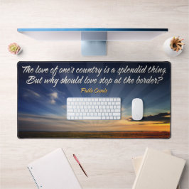 "Grenzeloze liefde" Inspirerend Quote Bureaumat