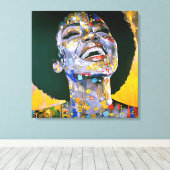Grenzeloze schoonheid in goud canvas afdruk (Insitu (Houten vloer))