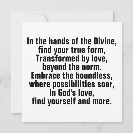 Grenzeloze transformatie kaart (Achterkant)