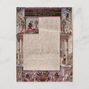 Grenzen aan boek I met een tekstpagina Briefkaart
