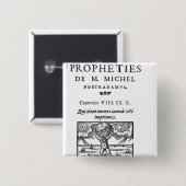 Grenzen aan de "Prophecies" Vierkante Button 5,1 Cm (Voorkant /achterkant)