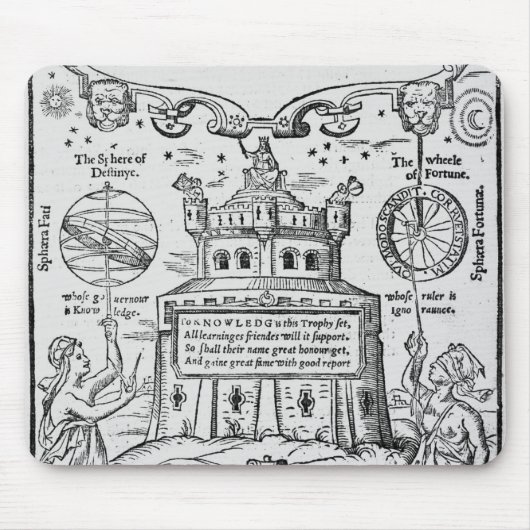 Grenzen aan het "kasteel van de kennis" muismat (Voorkant)